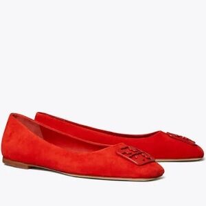 Tory Burch Bold Red Flats
